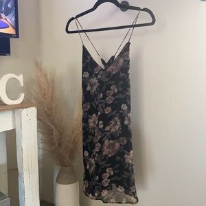 STELLA Black Floral Dress